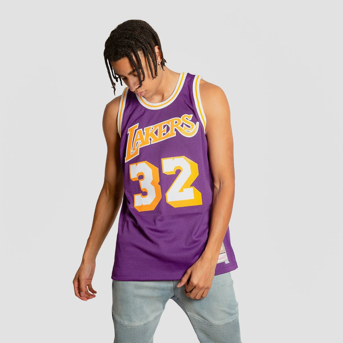 Magic Johnson Throwback LA Lakers Jerseys, Vintage NBA Gear