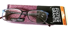 WOMEN'S Reading glasses Foster Grant TALLULAH PURPLE MSRP $16.99 #212