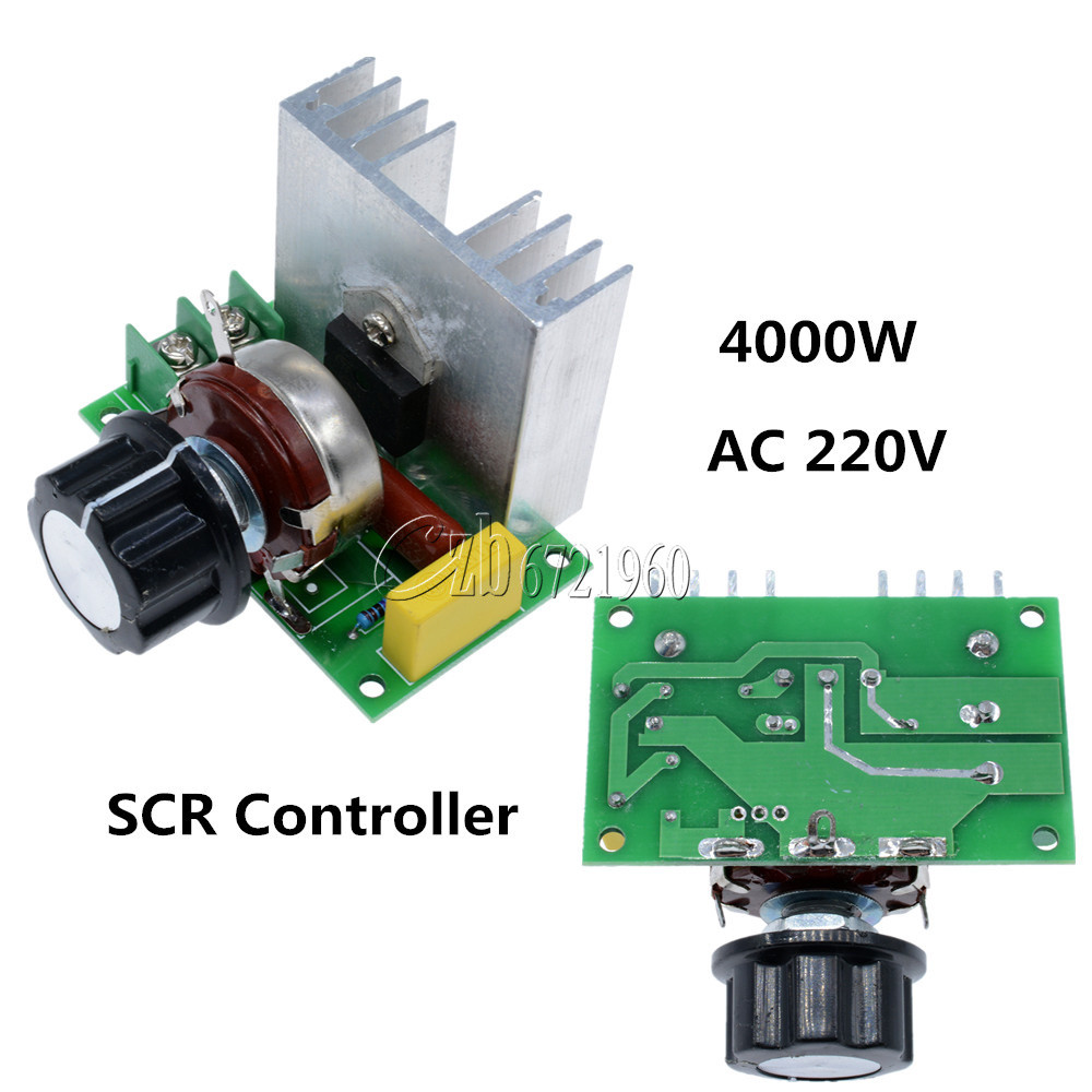 AC-Spannungsregler, 4000 W, Drehzahlregler Für Elektromotor, 220 V Dimmer Motordrehzahlregler Fur Burstenmotor 86866749