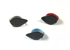 Black Mountain Thumb Picks 1 Medium 1 Heavy 1 Light Spring Fit Thumb Flat Pick