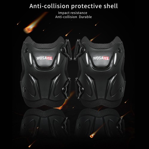 WOSAWE Adults Motorcycle Knee Elbow Pads Motocross ATV Racing Sports Gear Guards - Picture 7 of 16