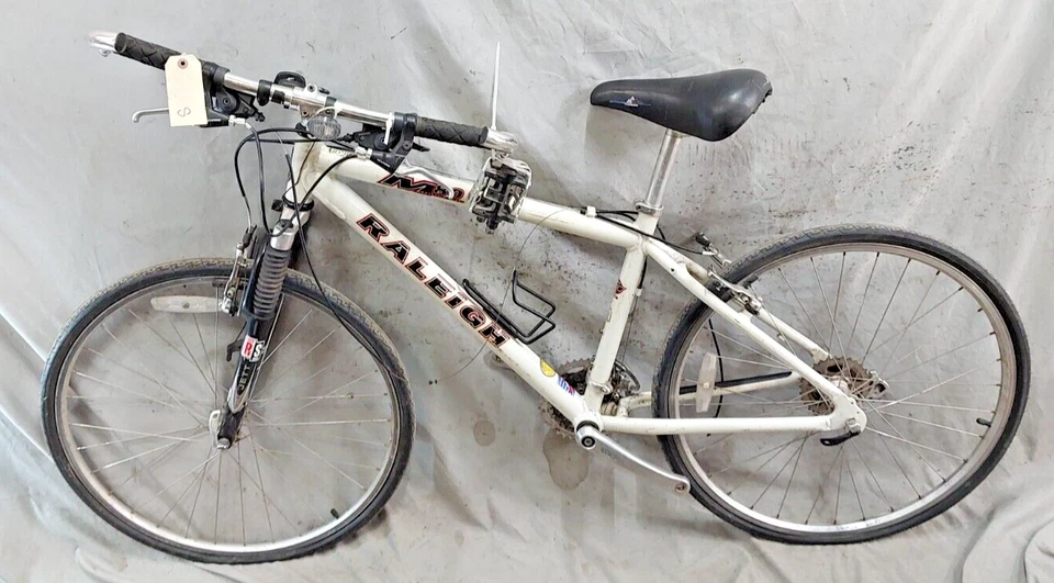 1995 Raleigh M80 Bicicleta MTB Pequena 16" Hardtail Rock Shox Jett RS Deore LX/STX RC!! - Imagem 2 de 4