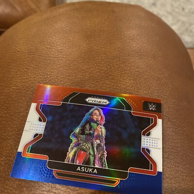 2022 Panini Prizm WWE - Wrestling ASUKA RED WHITE BLUE Parallel