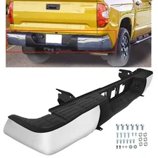 For Toyota Tundra 2014-2021 Rear Step Bumper Complete Assembly Chrome