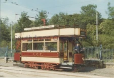 Vintage Tram Photo - LCC Tram 106 Operational at Crich