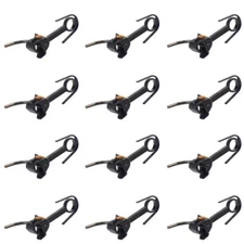 Evemodel 12pcs HO Scale 1:87 Knuckle Couplers with Spring 20mm Coupling Hooks