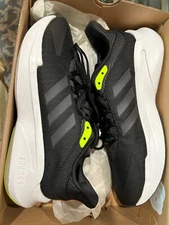 Adidas Alphaedge+ Mens Size 10.5 Running IF7294 Black Athletic Shoes NEW