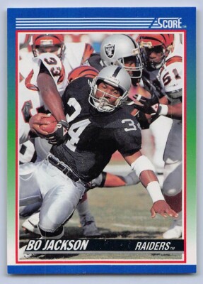1990 BO JACKSON - SCORE Football Card # 10 - Los Angeles