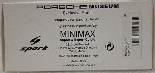 Porsche 901 PMG-Jahresmodell 2013 Porsche Museum 1:43 Spark MAP02007014 (13) - Picture 19 of 19
