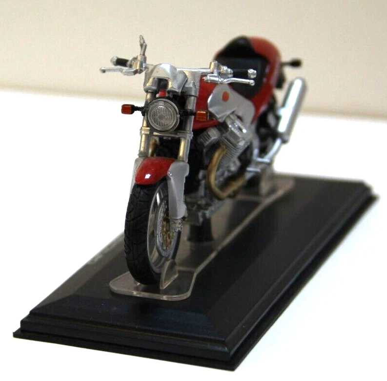 STARLINE MODELS USATO 1:24 DIE CAST MOTO GUZZI V10 CENTAURO ROSSO EDI 1 MOTO - Immagine 3 di 4