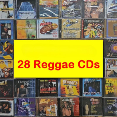 28 Reggae CDs NEW SEALED Luciano Cutty Ranks Sizzla Dennis Brown Morgan Heritage