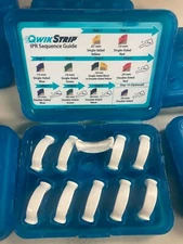 Qwikstrip™ Abrasive and Serrated Finishing Strips White Single Sided 0.05mm 10Pc