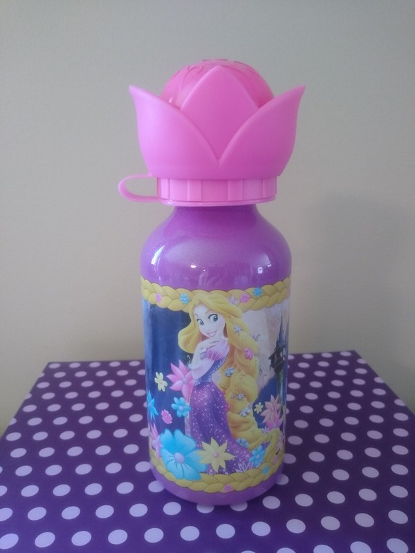 DISNEY TANGLED RAPUNZEL PRINCESS ALUMINUM WATER BOTTLE BRAND NEW BACK TO SCHOOL
