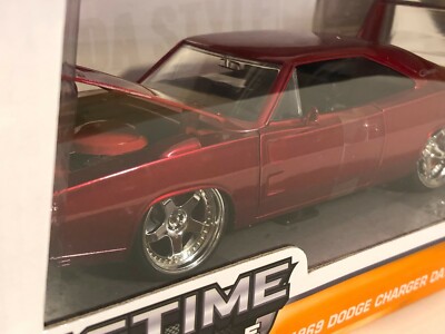 JADA 96856 BTM 1969 DODGE CHARGER DAYTONA CANDY RED 1:24 DIECAST