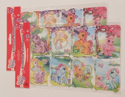 2 My Little Pony G3 2003 Unopened Glittery Scrap Book Picture sets MIB Hasbro