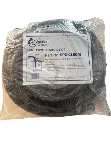 Universal Sump Pump Discharge Hose Kit 24 ft Poly Drainage Tubage