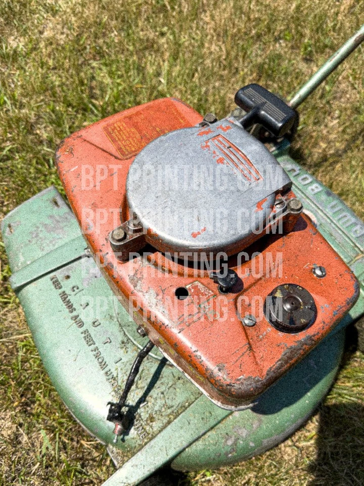 Cortacésped Lawnboy 5000 1956 pintura original antigua de 2 tiempos raro buen funcionamiento Foto 4 de 4