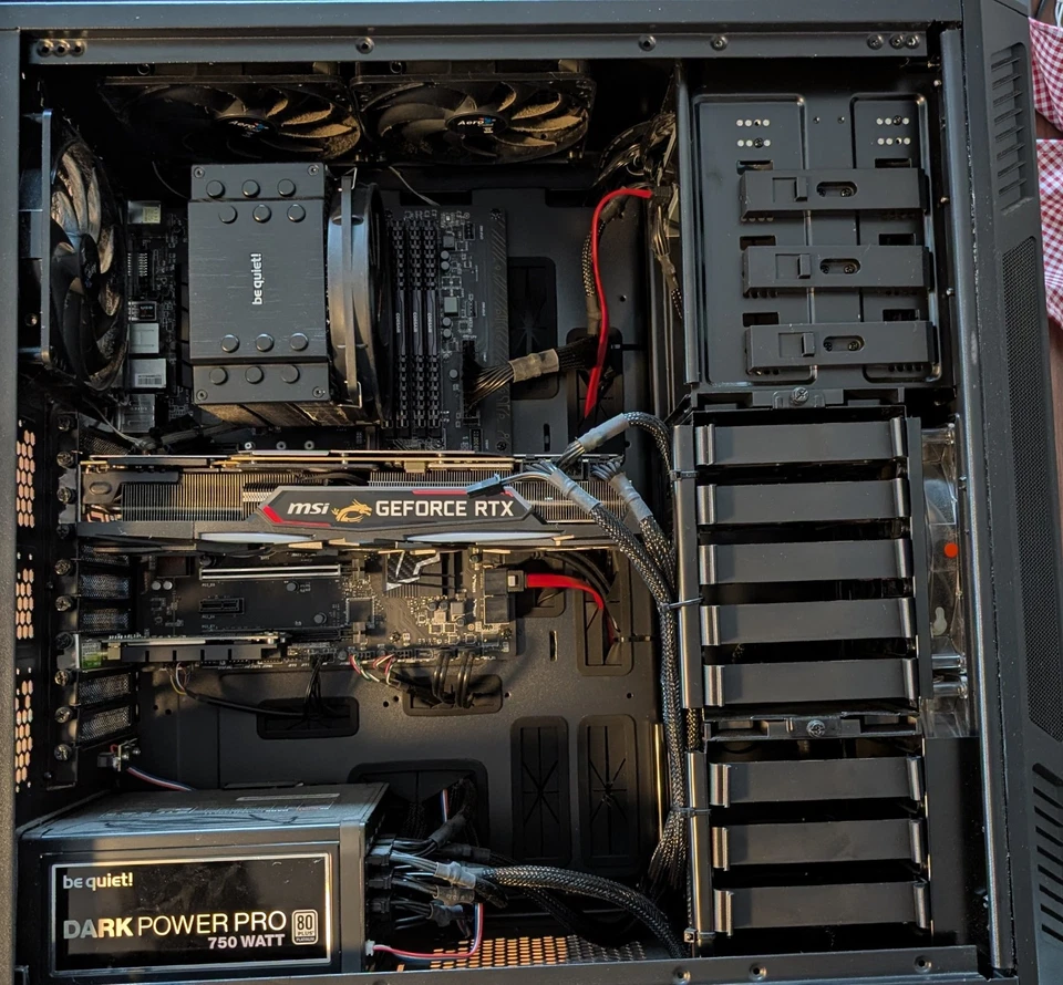 Gaming Tower PC rtx 2080 ti schwarz gebraucht von 2016