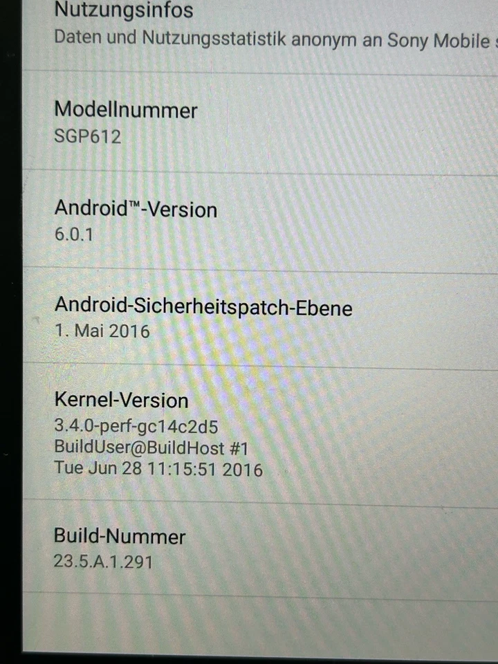 Sony Xperia Z3 Tablet Compact SGP611 Black/Schwarz Top Kindle-Ersatz - Bild 3 von 4