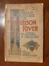 1909 Rand Mc.Nally & Co. Handy Guide HUDSON RIVER & CATSKILL MOUNTAINS