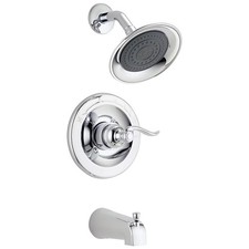 BT14496-OB Delta Windemere 1-Handle Bathtub and Shower Faucet Oil Rubbed Bronze
