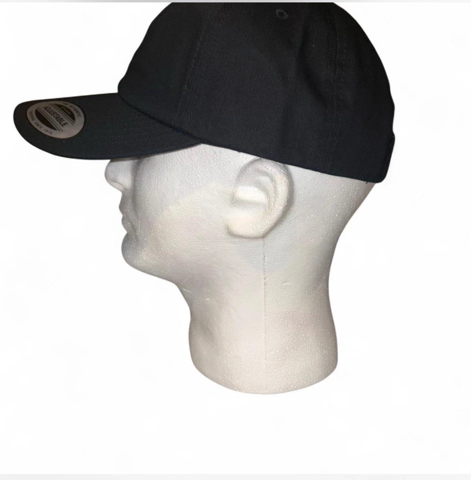 Volcom Strapback Hat Adult One Size Black Dad Cap Cotton Stone Logo - Image 4 of 4