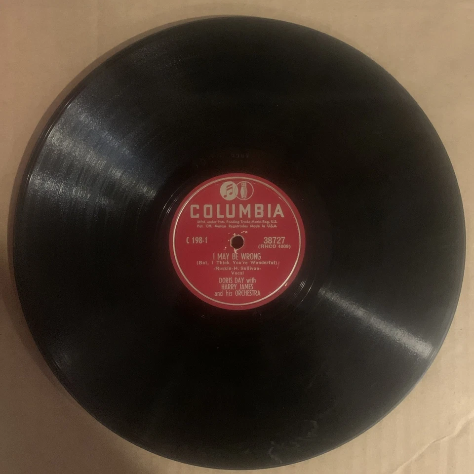 Doris Day & Harry James, 78 rpm Album(4), V+, Young Man With A Horn, C-198 - Image 2 of 4