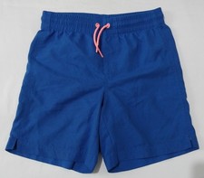 Old Navy Boys Lightweight Elastic Waist Trucks Shorts Swimwear Size L Blue Used
