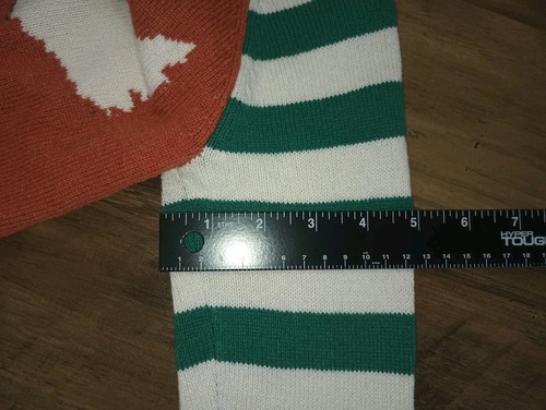 Mini Boden Boys Girls Fox Sweater with Ears Striped Sleeves Size 8-9 Y Unisex - Picture 5 of 16