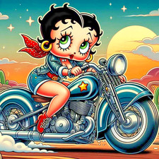 sticker Betty Boop big sticker