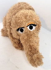 VTG Gund 2005 Sesame Street Snuffleupagus Snuffy Plush 15" long See Pics/Desc