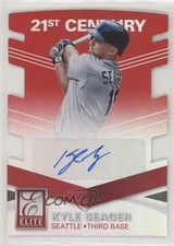 2015 Elite Signatures 21st Century Red Die-Cut 20/21 Kyle Seager #68 Auto 0dn4