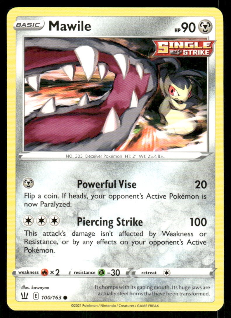 Mawile SWSH05: Battle Styles [100/163] Common NM Pokemon