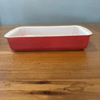 pyrex Flamingo Pink Baking Dish 231 Rectangular Casserole  1.5 QT Vintage 1950s
