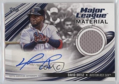 2023 Topps Series 2 Major League Material 47/50 David Ortiz Auto HOF 06z2