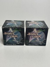 1991 STAR TREK Vintage Enterprise Coffee Mug New In Box 2 Cup Set