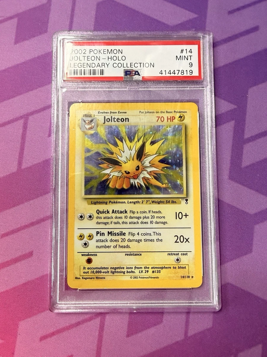 Jolteon Pokémon TCG Professional Sports Authenticator (PSA