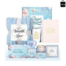 Luxury Self-Care Gift Basket for Women - Relaxing Spa Essentials Keepsakes