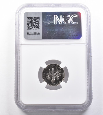 ERROR 1979-S Roosevelt Dime Type 2 Struck Thru Mint Error PF69 NGC