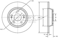 2X Bremsscheibe Tomex Brakes TX 72-58 FüR Hyundai I30 GD Elantra 6 AD ADA FS OS