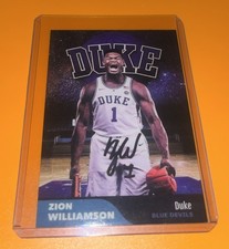 2019 Zion Williamson Duke Blue Devils (RC) - Spartanbury Day School Rookie