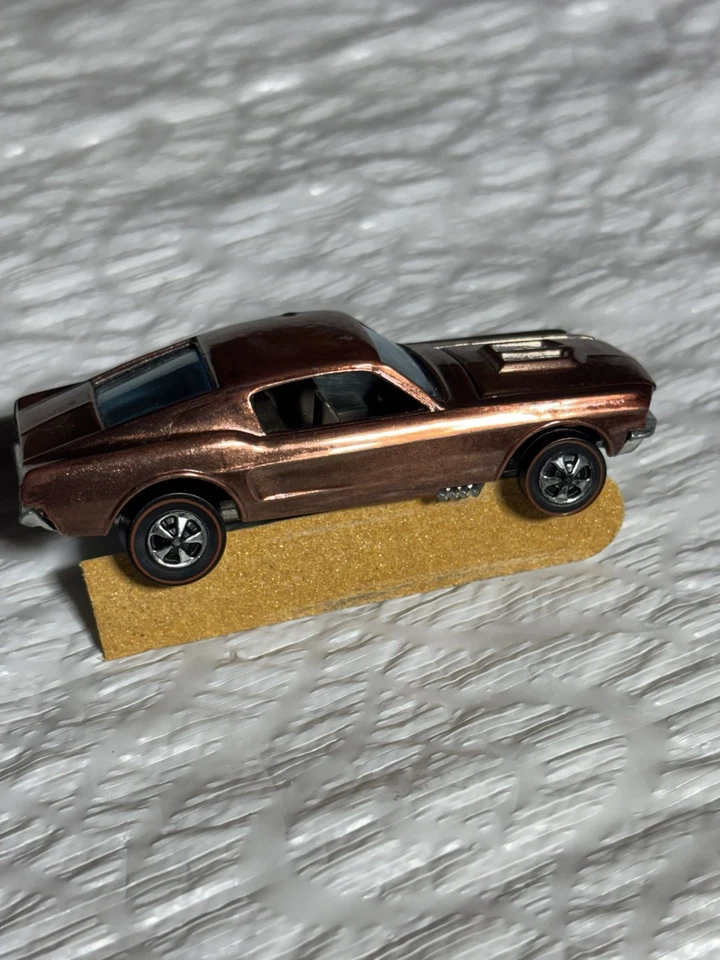 Hot Wheels Redline 67 Custom Mustang HK Rare Copper In NM Condition, Brn/Int - Image 2 of 4
