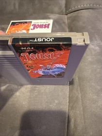 Joust Nintendo Nes Game With Manual Tested !