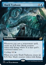 MTG Shark Typhoon - Foil - Extended Art, Light Play, English Ikoria: Lair of Beh