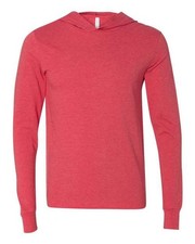 BELLA + CANVAS Unisex Jersey Hooded Long Sleeve Tee 3512