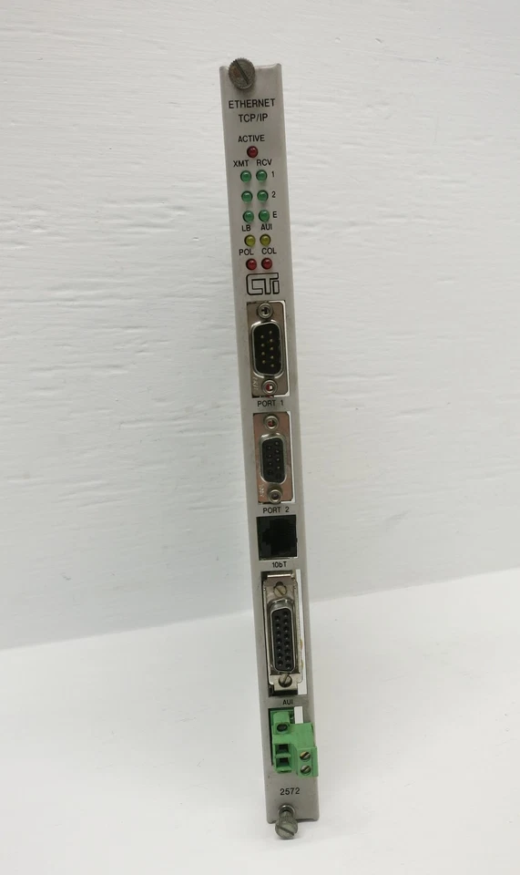 CTI 901E-2572 Ethernet TCP/IP PLC Module Card Control Technology 901E2572 - Image 4 of 4