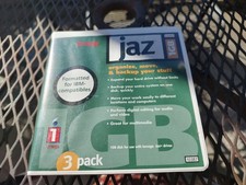Iomega Jaz 1 GB Disk PC Formatted SuperFloppy Storage Media Clamshell Case NEW
