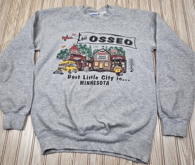 Osseo Minnesota Sweatshirt Men S Gray Best Little City Gildan Deans Fire School