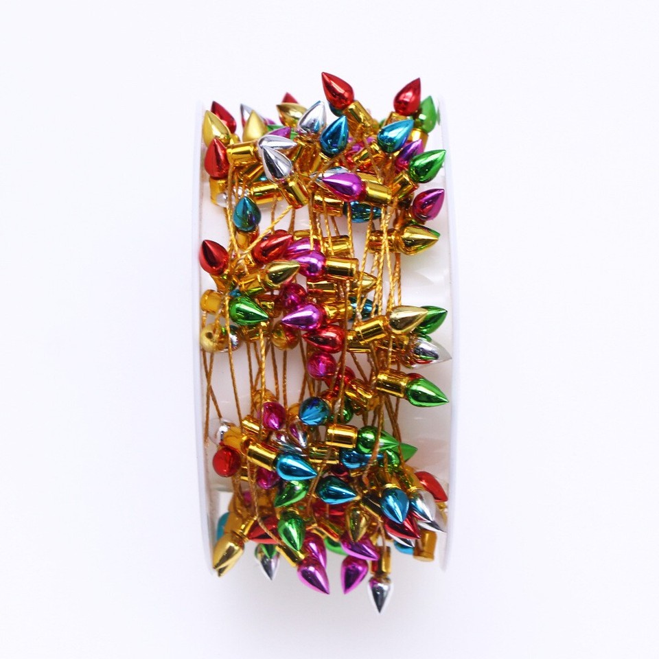 Dollhouse 1/12 Miniature Christmas String Lights Plastic Strip Lamps ...