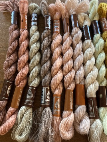 DMC Wool Embroidery Floss Broder Medicis Mixed Color Lot 27 Skeins 27.3yd #2 - Picture 2 of 4